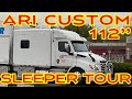 New 112" ARI Legacy Sleepers Custom Truck Sleeper Tour