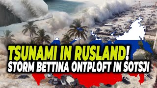 Tsunami in Rusland! Storm Bettina Ontploft in Sotsji