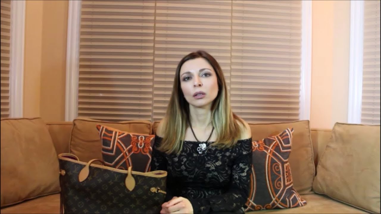 Louis Vuitton Neverfull MM Pivoine - One Year Wear and Tear Review - YouTube