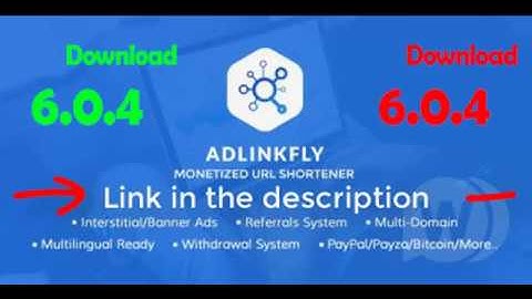 Download AdLinkFly v6.0.4 Monetized URL Shortener