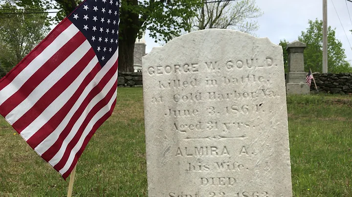 Memorial Day 2020: Placing a Flag on the grave of Pvt. George W. Gould