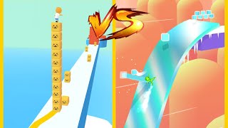 Cube Surfer Vs Freeze Rider : Gameplay Walkthrough Part 2 - Level 1-9999 All Level (iOS, Android) screenshot 2