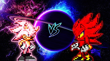 Sonic Black V2 (all form) VS Nazo (all form) in Jump Force Mugen