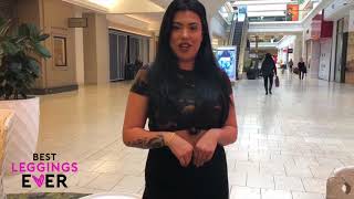 Surprising Mall Shoppers With The Best Leggings Ever