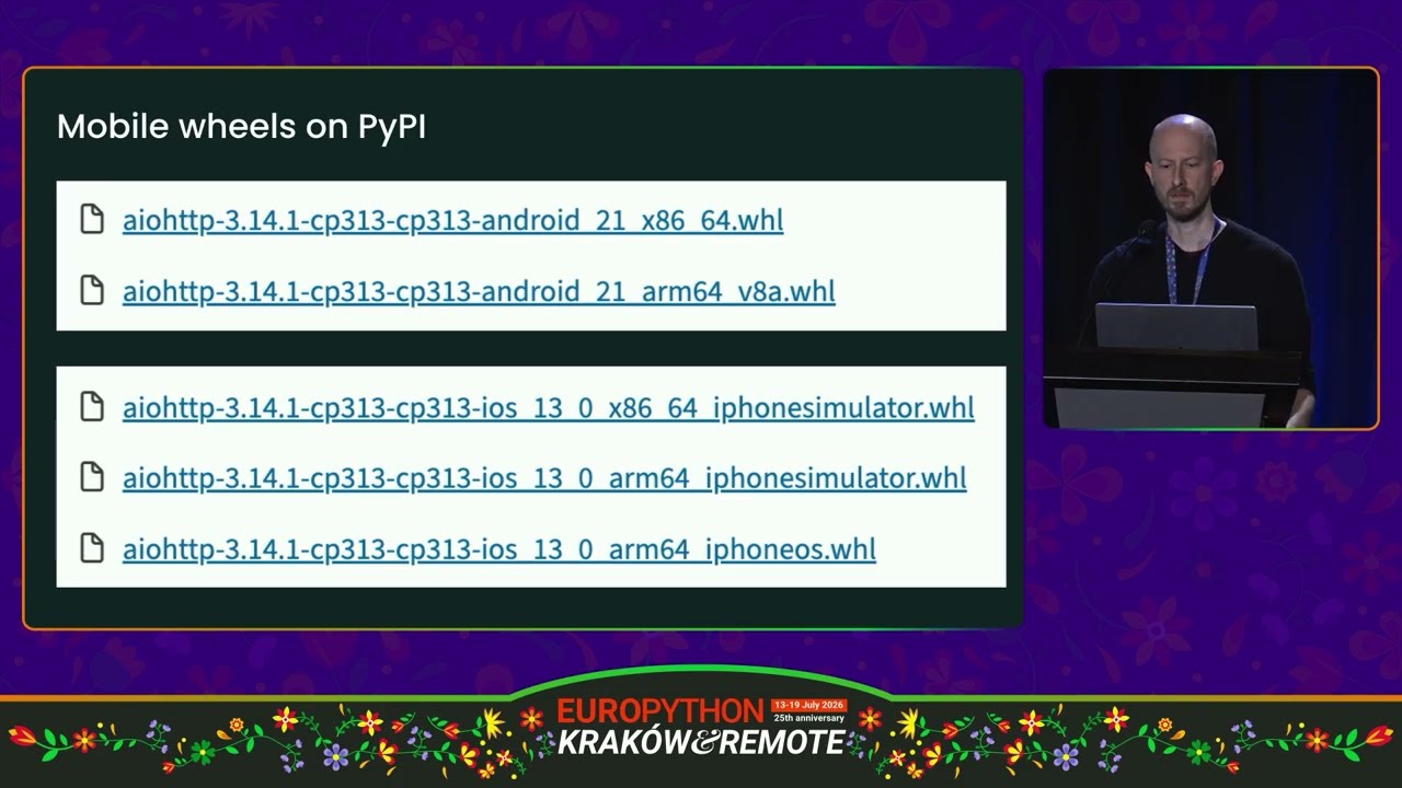 Thumbnail for Supporting Android and iOS in your Python package - Malcolm Smith