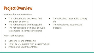 Ultrasonic Sumo Robot: Project Completion Video