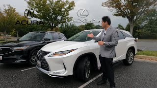 2022 Lexus RX 450hL vs 2022 Acura MDX SH-AWD | Luxury SUV Showdown