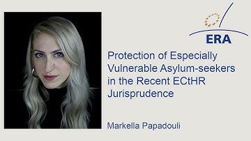 Protection of Especially Vulnerable Asylumseekers in the Recent ECtHR Jurisprudence