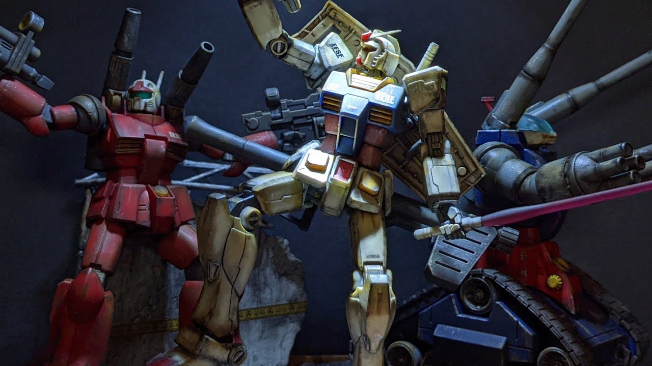 初心者必見！！840円のガンプラをカッコよくする動画 gunpla diorama