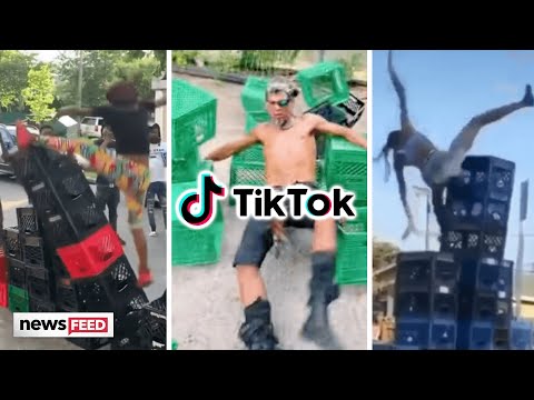 TikTok REMOVING Dangerous Milk Crate Challenge Videos!