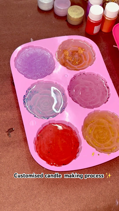 Candle making process 🕯️#shorts #youtubeshorts #candle