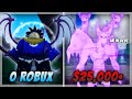 I spent 25000 robux on different roblox one piece games