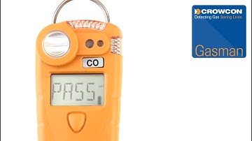 Crowcon Gasman Personal Single Gas Monitor