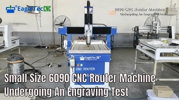 Small Size 6090 CNC Router Machine Undergoing An Engraving Test #cnc router machine #cnc6090