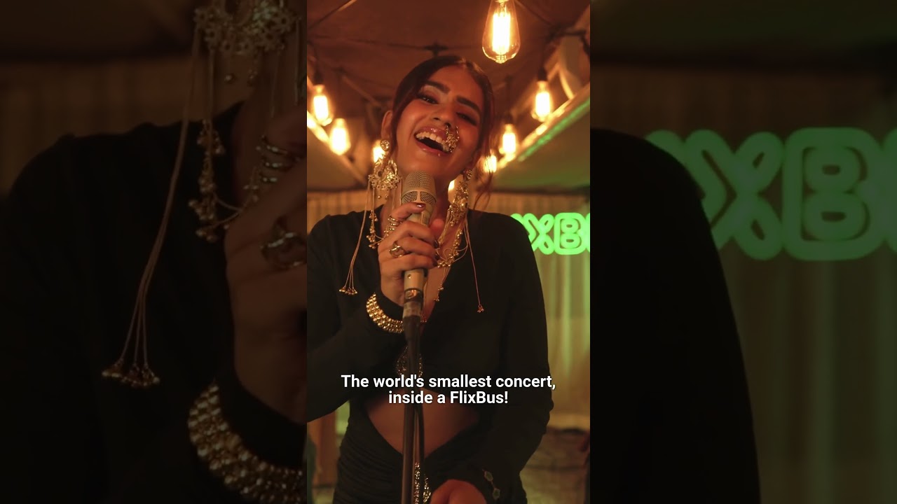 We turned FlixBus into a recording studio in 🇮🇳 |  Presenting Window Seat by FlixBus #India #music
