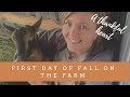 FIRST DAY OF FALL ON THE FARM