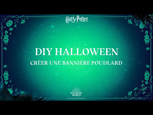 DIY Harry Potter - Halloween - Créer une bannière 