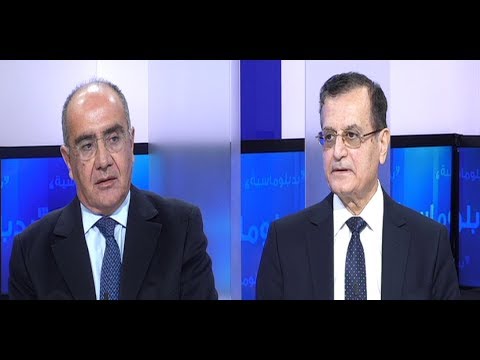 بدبلوماسية مع الوزير السابق د عدنان منصور والنائب السابق د فارس سعيد