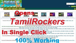 Tamilrockers New Link in 100 percent Working Condition || Official Tamilrockers