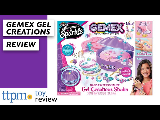 Cra-Z-Art Shimmer ‘n Sparkle Gemex Gel to Gems Magic Shell PlaySet