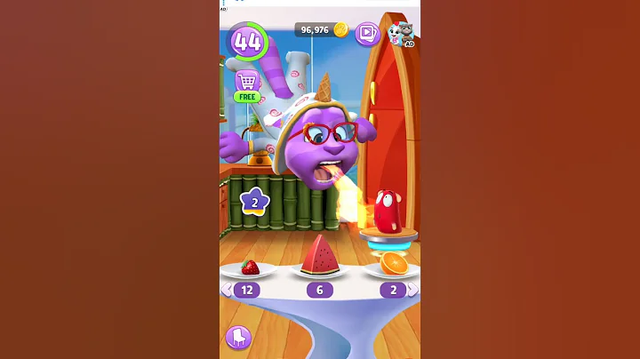 tom has a lot of food #mytalkingtom2 #shorts #trending #memes #ytshorts #mytom2