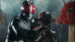 Kamen Rider Black vs Mushroom Mutant