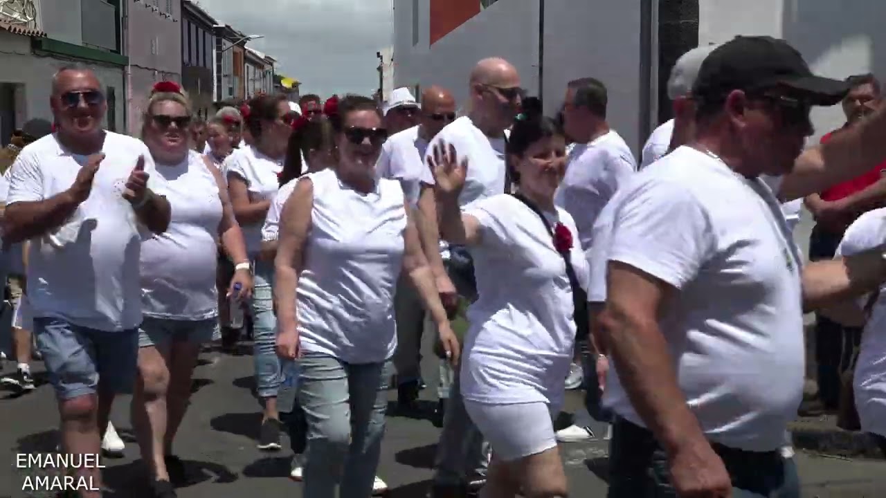 FESTAS DA CARIDADE CORTEJO DO PÃO NA VILA DE RABO DE PEIXE  14-6-2025 CONTINUA 3 PARTE