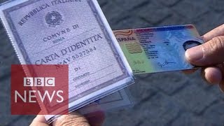 How easy is it for refugees to buy fake passports in Athens? BBC News
