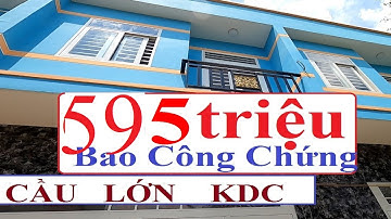 Bán nhà cuối hóc môn 1 trệt 1 lầu 595 triệu 4x8m Tỉnh lộ 9 Ngã 3 Mỹ Hạnh Nhà đất cuối Hóc Môn ccvb