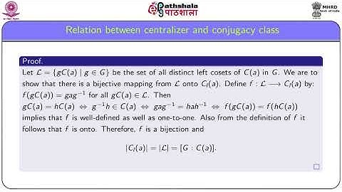 M-06. Conjugacy class equation