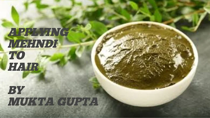 HOW TO APPLY MEHNDI IN HAIR || BY MUKTA GUPTA| MAK...