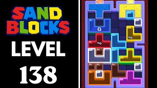 Sand Blocks: Drop Puzzle Level 138 Walkthrough 