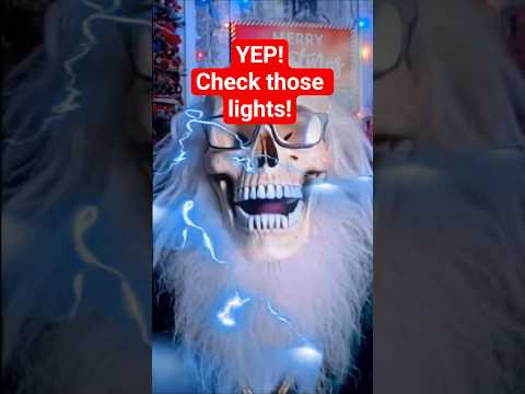 Yep That's Me! Always check those Christmas Lights! #santa #holidaydecoration #christmas