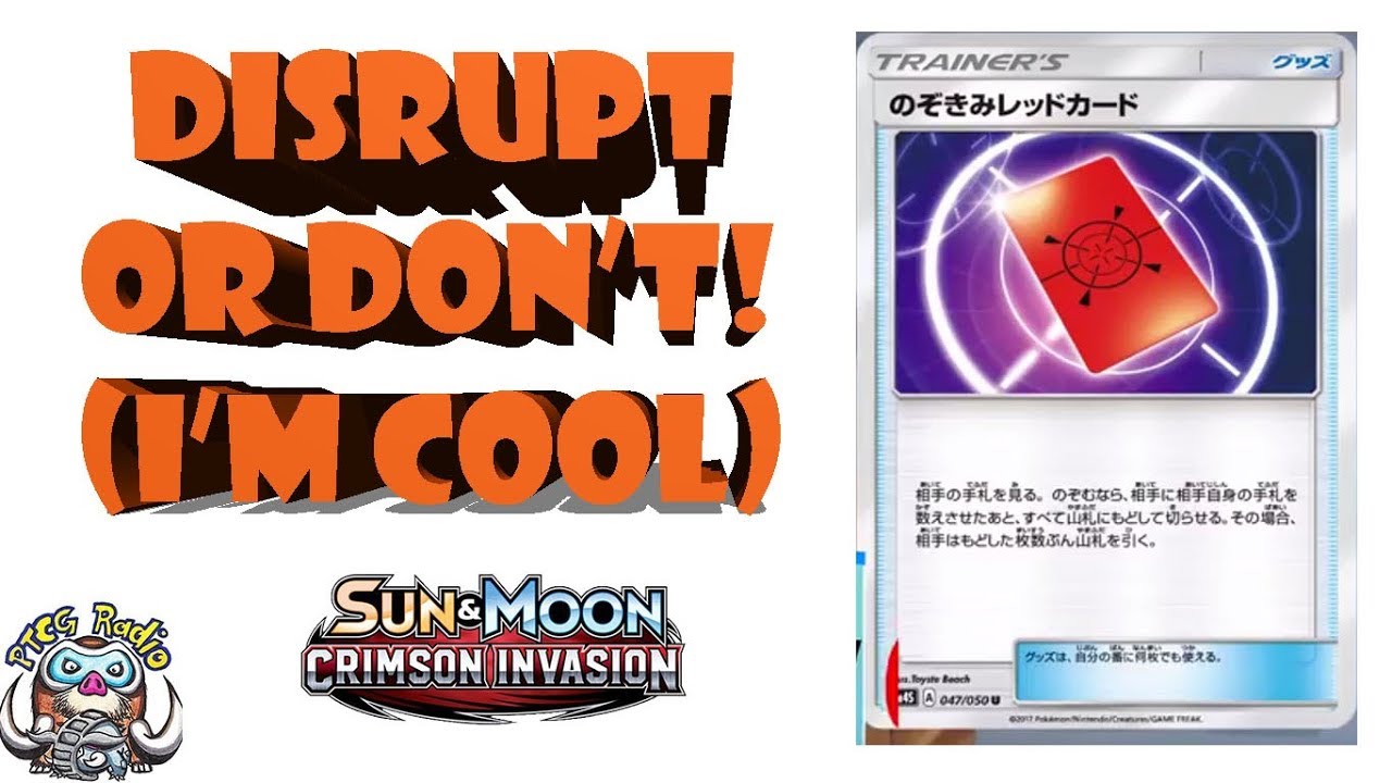 Peeping Red Card – Great New Pokemon Card Can Disrupt Nicely! Or not, It’s up to you 