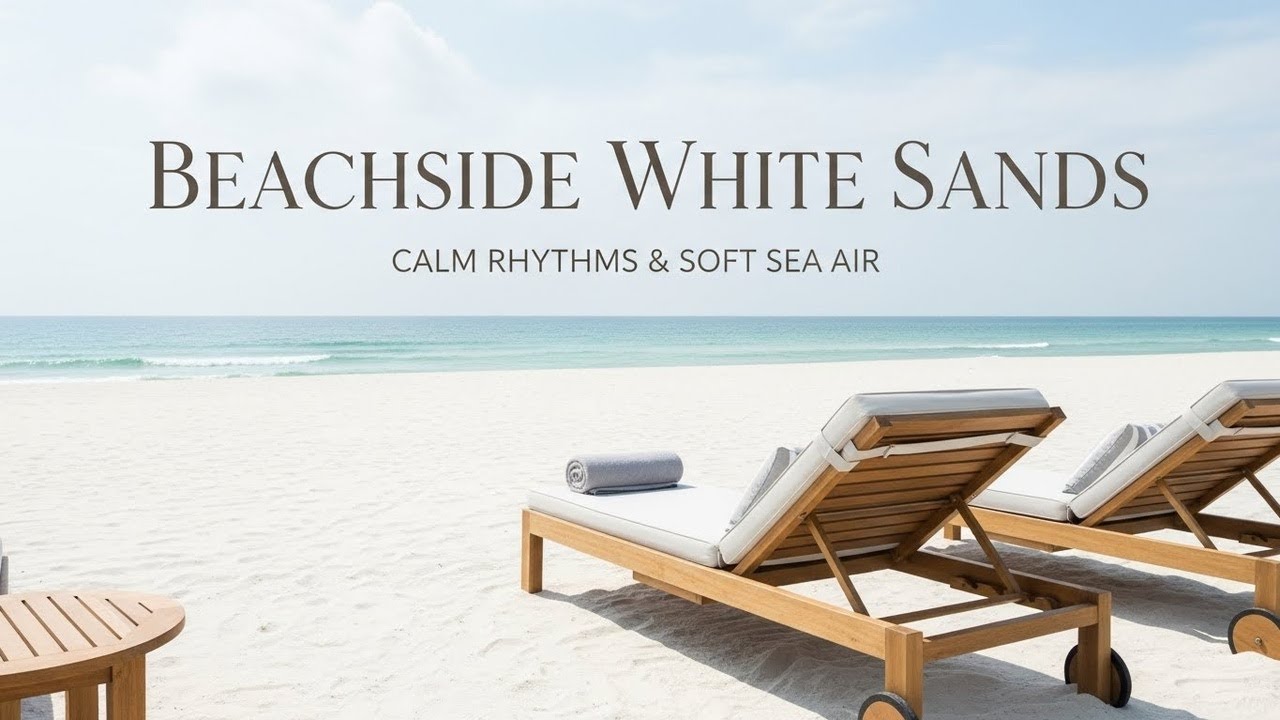 Beachside White Sands 🏖️✨ - Slow Lounge Groove