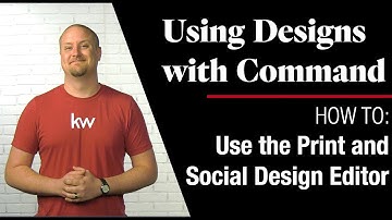 Command Designs - How To Use the Print and Social Design Editor