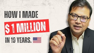 HOW I Made $1 Million Net Worth in 10 Years | 3-Step Strategy for Entry-Level Salary (NRI/USA) 🇺🇸