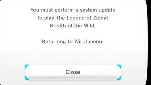 How to Fix cemu Error  you must perform a system update to play lozbotw very easy