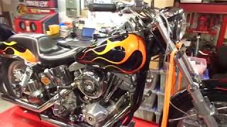 1 Kick 1972 Harley Kickstart Only Shovelhead