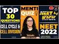 Top 30 NEET Questions Of Cell Cycle and Cell Division | NEET Biology | NEET 2022 | Rajni Ma'am