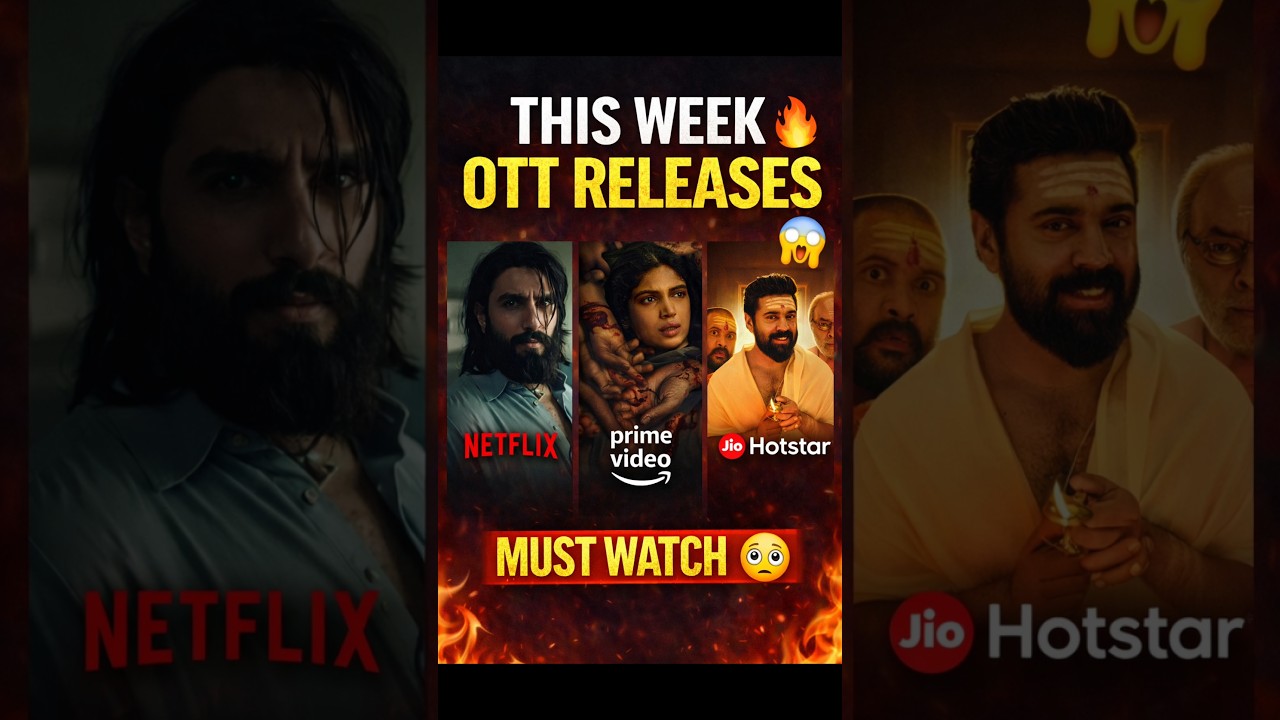 “New OTT Releases This Week 🔥 MUST WATCH” 