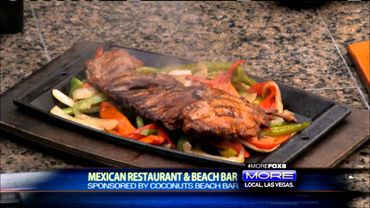 Mexican Restaurant Las Vegas Fox 5 Vegas Mexican Dining Coconuts Menu