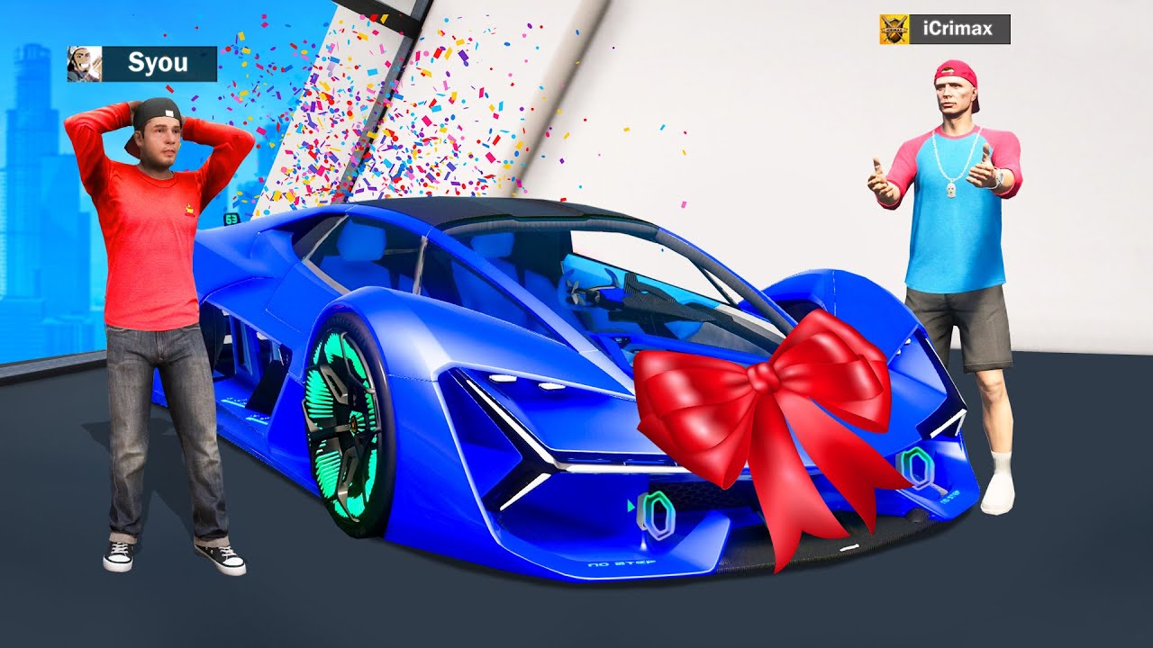 iCrimax SCHENKT mir TEUERSTEN LAMBO auf der WELT in GTA 5 RP! - YouTube