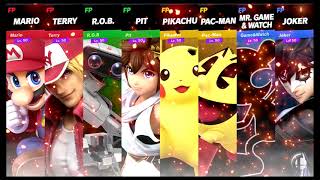 Super Smash Bros Ultimate Amiibo Fights Request 4 Team Battle At Spring Stadium