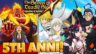 30 FREE MULTIES! 5TH ANNIVERSARY EVE CELEBRATIONS!! | Seven Deadly Sins: Grand Cross