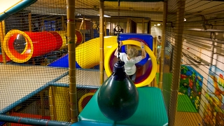 Tube Slide At Busfabriken Indoor Playground