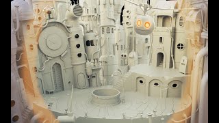 3D Modeling Process of a Machinarium scene, City-Building!