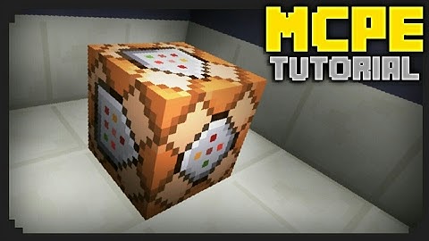✔ Minecraft PE: How to get a Command Block in Minecraft Pocket Edition