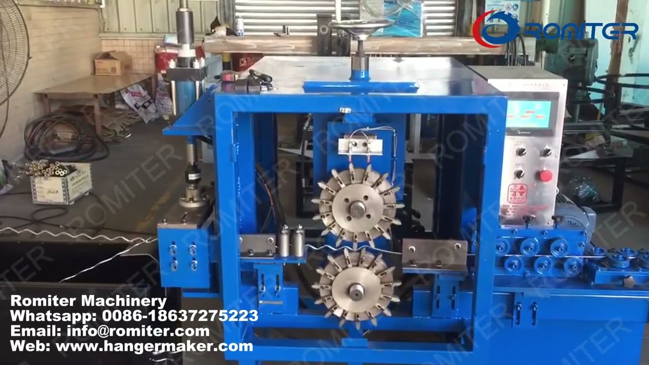 Automatic hanging rack wave wire bending making machine