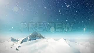 Snow Mountain Loop | Stock Motion Graphics - Motion Array